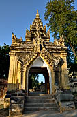 Mahar Aung Mye Bon San Monastery built in 1822, Inwa, near Mandalay, Myanmar (Burma), Asia 